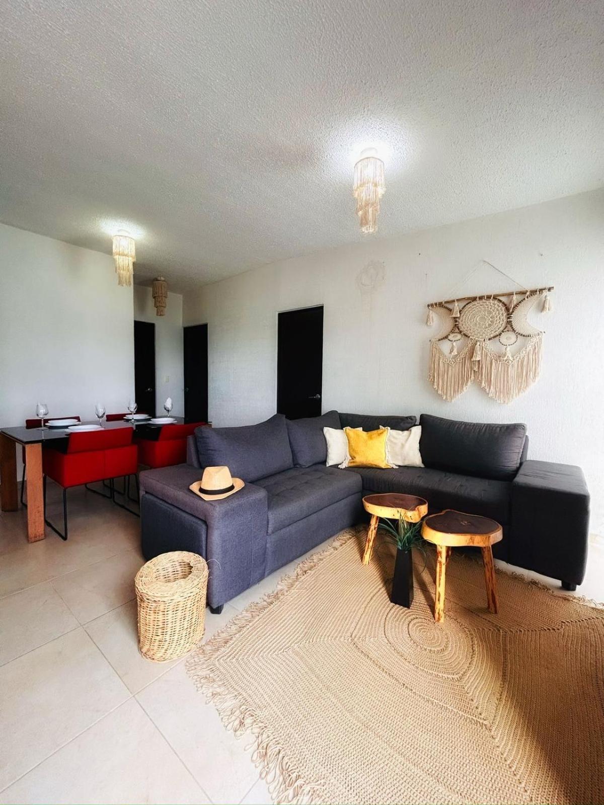 Frente Alberca Estilo Tulum Apartamento *